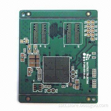 1+6+1 HDI Board with 0.2mm Minimum Diameter and Eight Layers Count